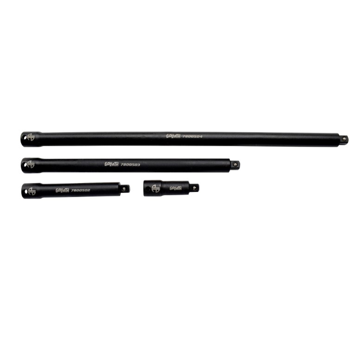 Astro Pneumatic 4 Piece 3/8 Inch Drive Goliath Torque-Saver Impact Extension Bar Set 2.5 Inch -15 Inch