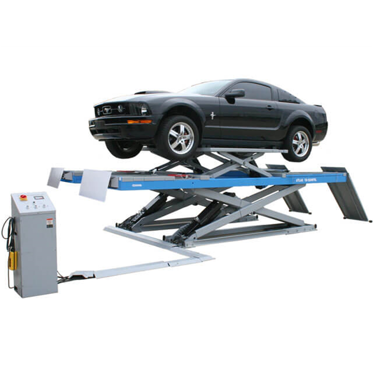 Atlas Automotive Equipment 12AWFSL Alignment Scissor Lift with Runway Lifts 12000 lb. Capacity