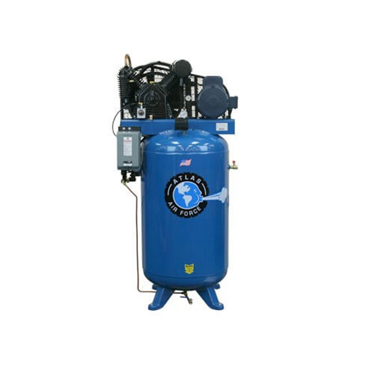 Atlas Automotive Equipment Air Force AF8P 5HP 80 Gallon Air Compressor with Plus Package (Will Call)