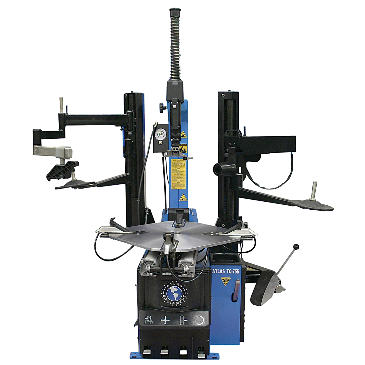 Atlas Automotive Equipment TC755DAA Wheel Clamp Tire Changer with Dual Assist Arms