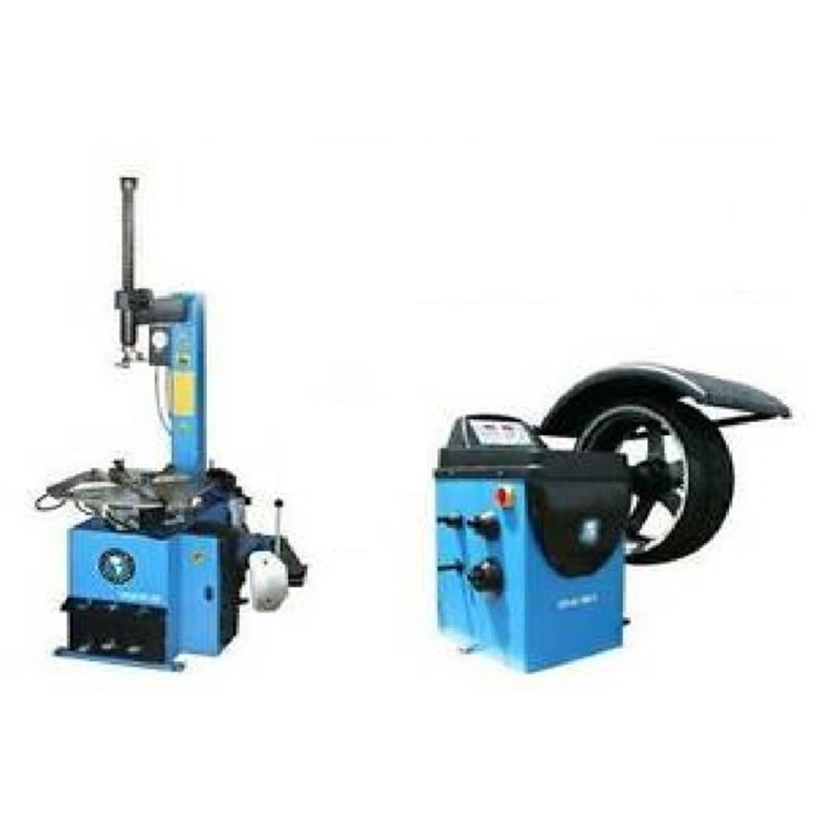 Atlas Equipment TC229 Rim Clamp Tire Changer + WB11 Wheel Balancer Combo Package