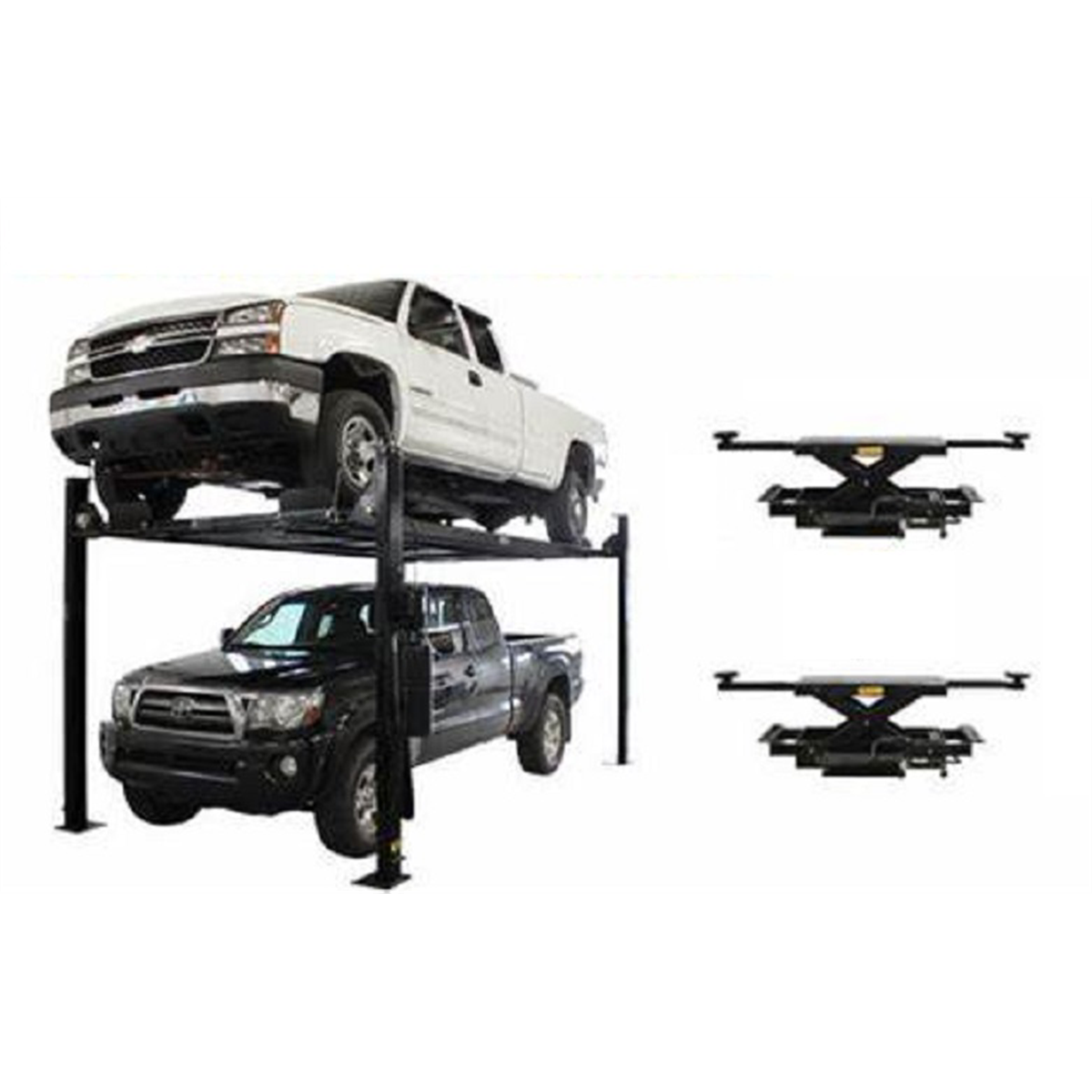 Atlas Automotive Equipment Atlas Equipment PRO8000EXT-L 4 Post Lift + RJ35 Sliding Jacks Combo (WILL CALL)