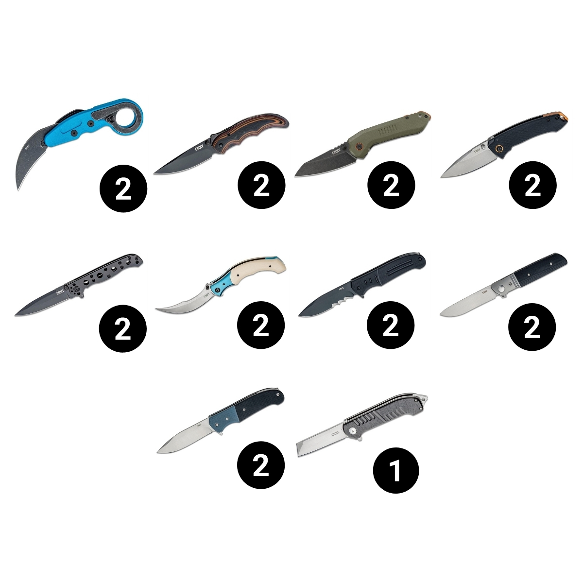 CRKT (Columbia River Knife) 2025 ISN Show Best Seller Pre-Pack