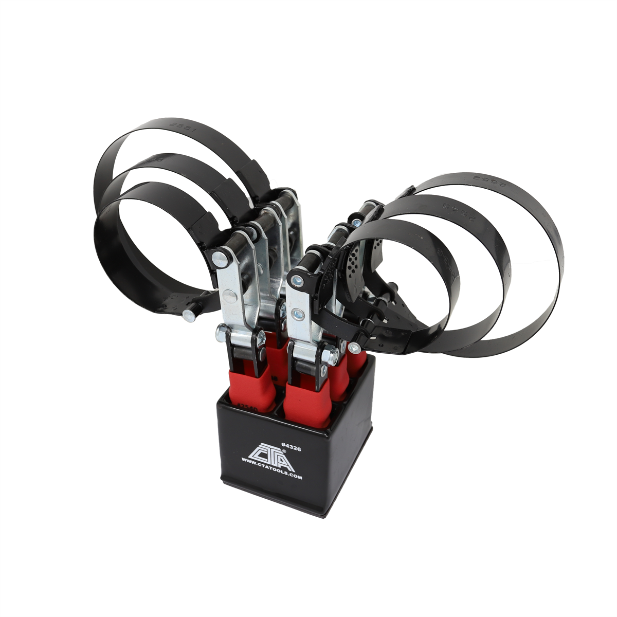 CTA MANUFACTURING 6 Piece Oil Filter Wrench Set with Stand