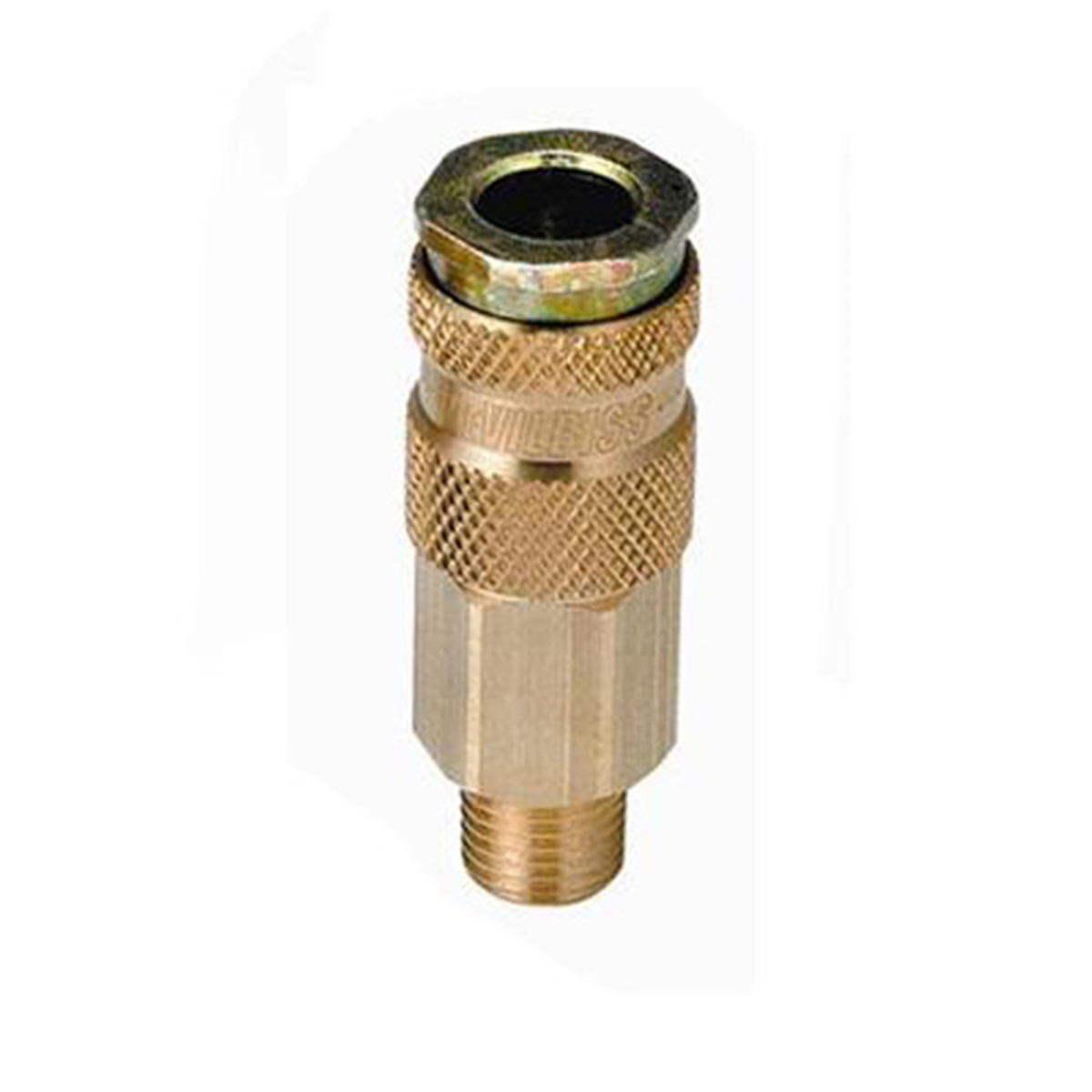 DeVilbiss QUICK COUPLING 1/4" MALE THREAD (HIGH FLOW)
