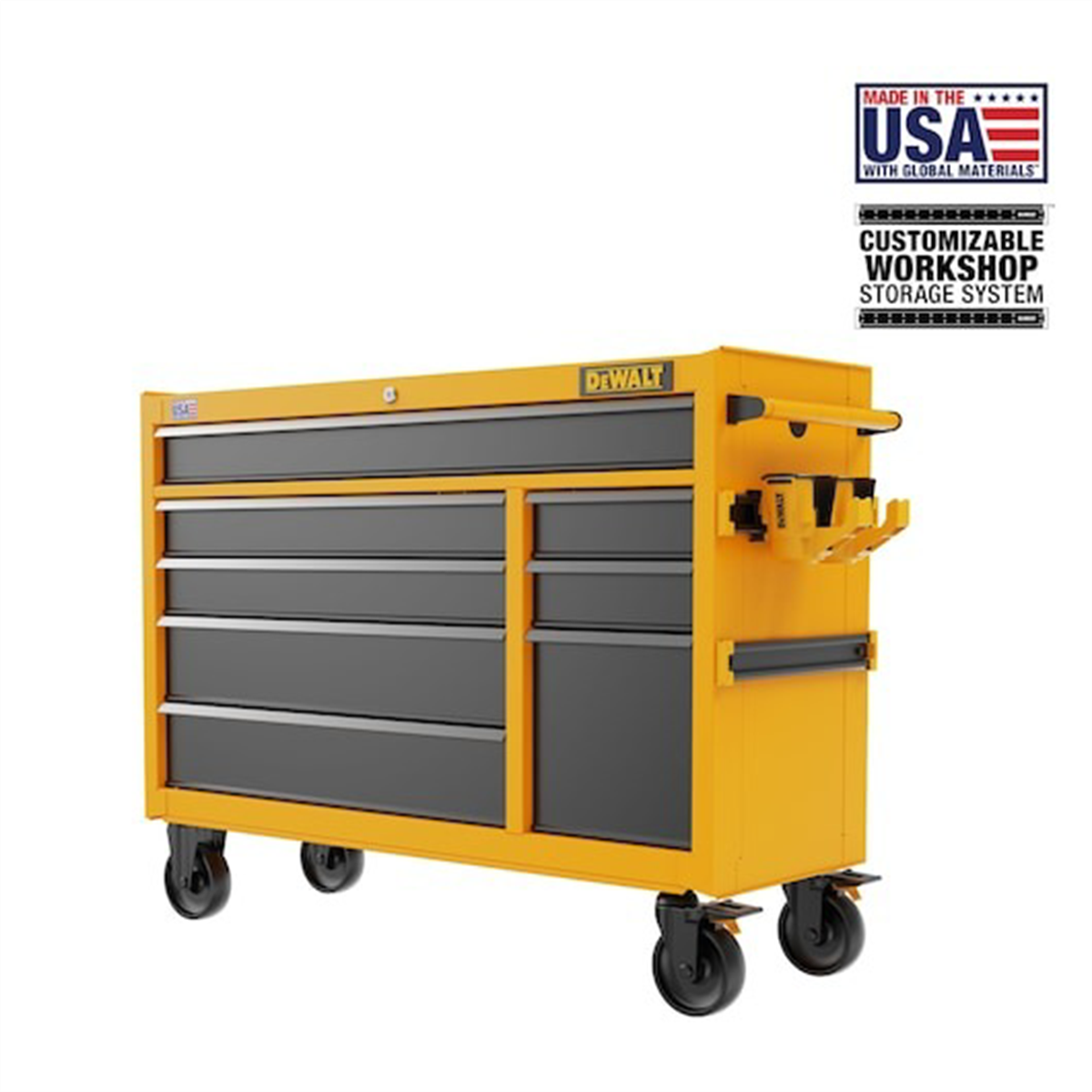 DeWalt 52 in. 8-Drawer Rolling Tool Cabinet
