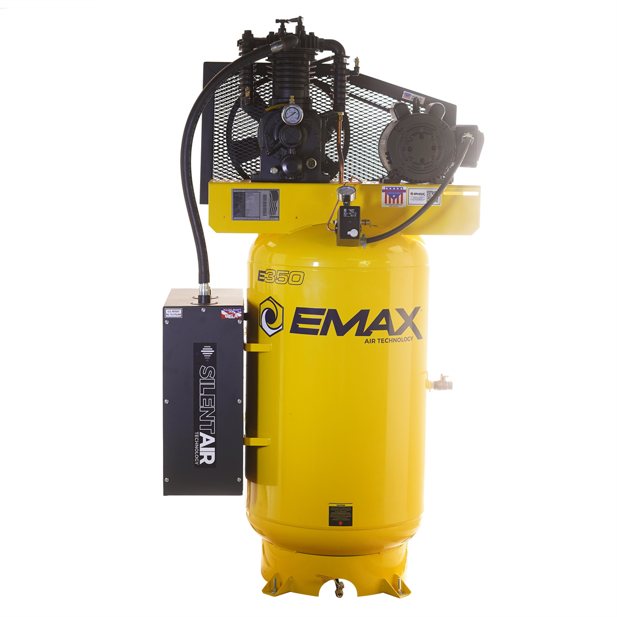 Emax Compressor Compressor 5 HP 2 Stg 1 Ph Ver. 80 Gal