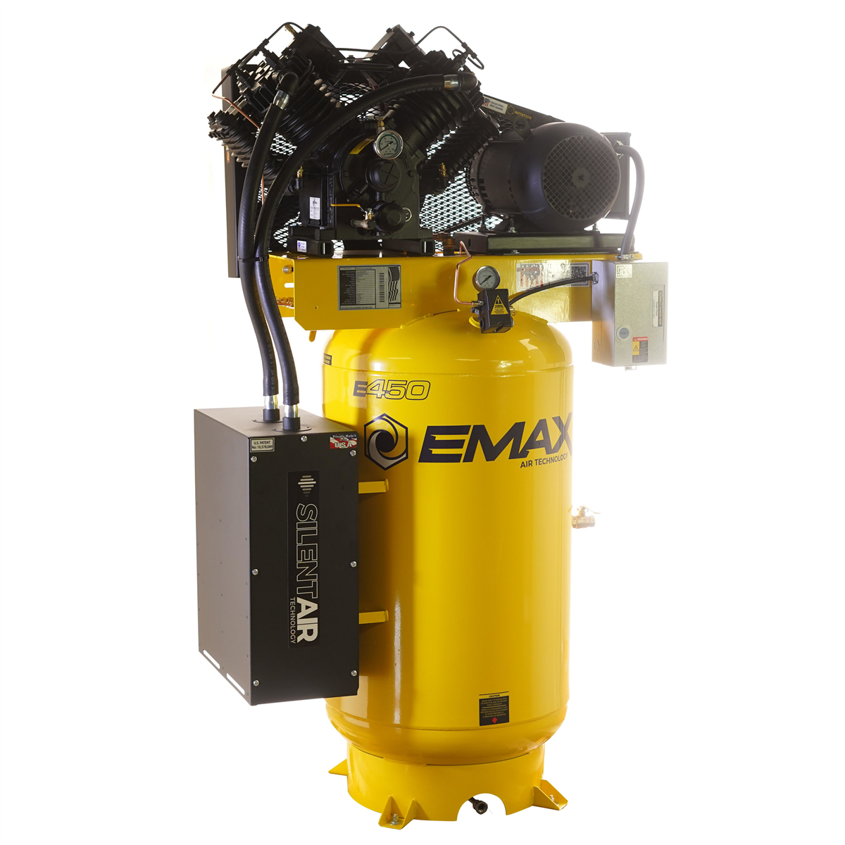 Emax Compressor Compressor 7.5 HP 2 Stg 1 Ph Vert 80 Gal
