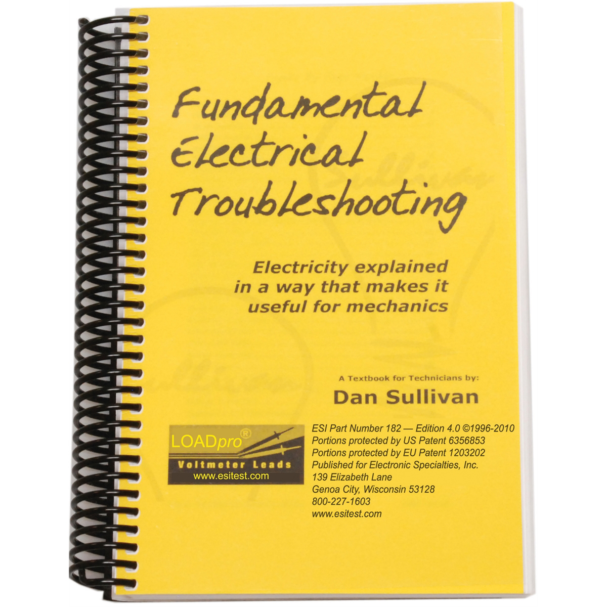 Electronic Specialties Fundamental Electrical Troubleshtg Book- 200 pages