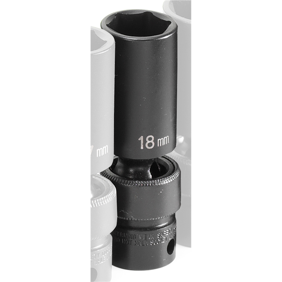 Grey Pneumatic 3/8" Drive x 18mm Deep Universal