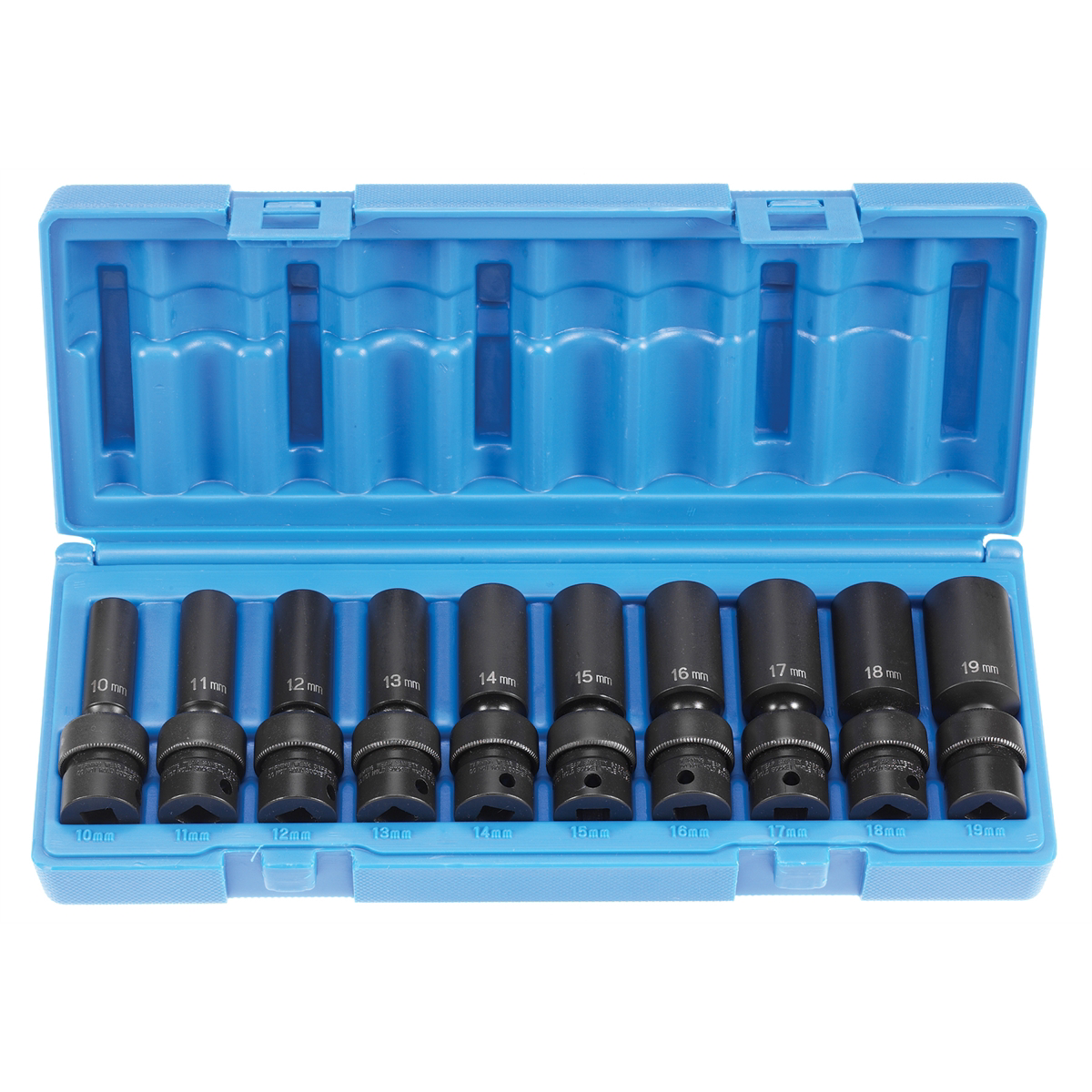 Grey Pneumatic 3/8" Drive 10 Piece Deep Universal Metric Set