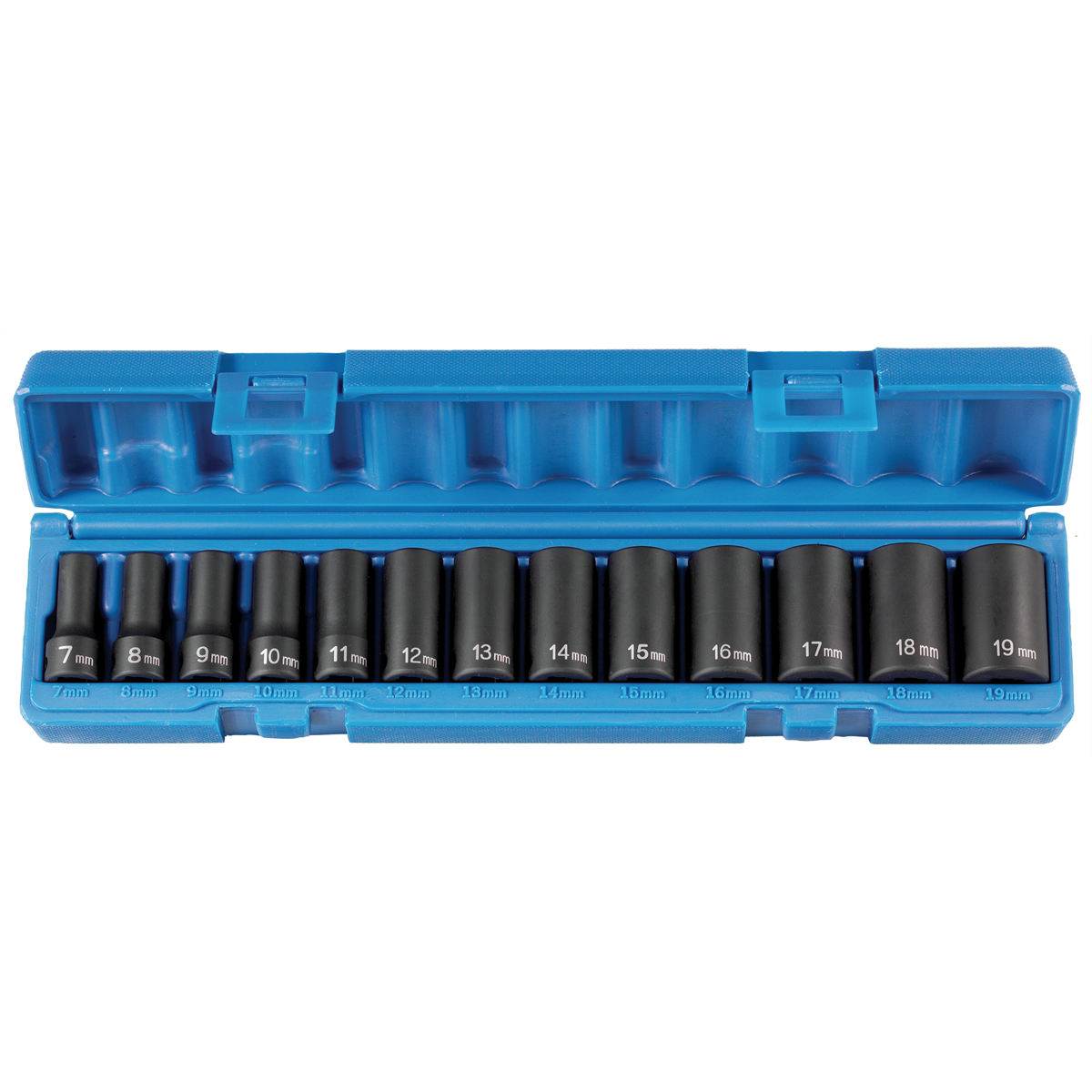 Grey Pneumatic 3/8" Drive 13 Piece Semi-Deep Metric Set
