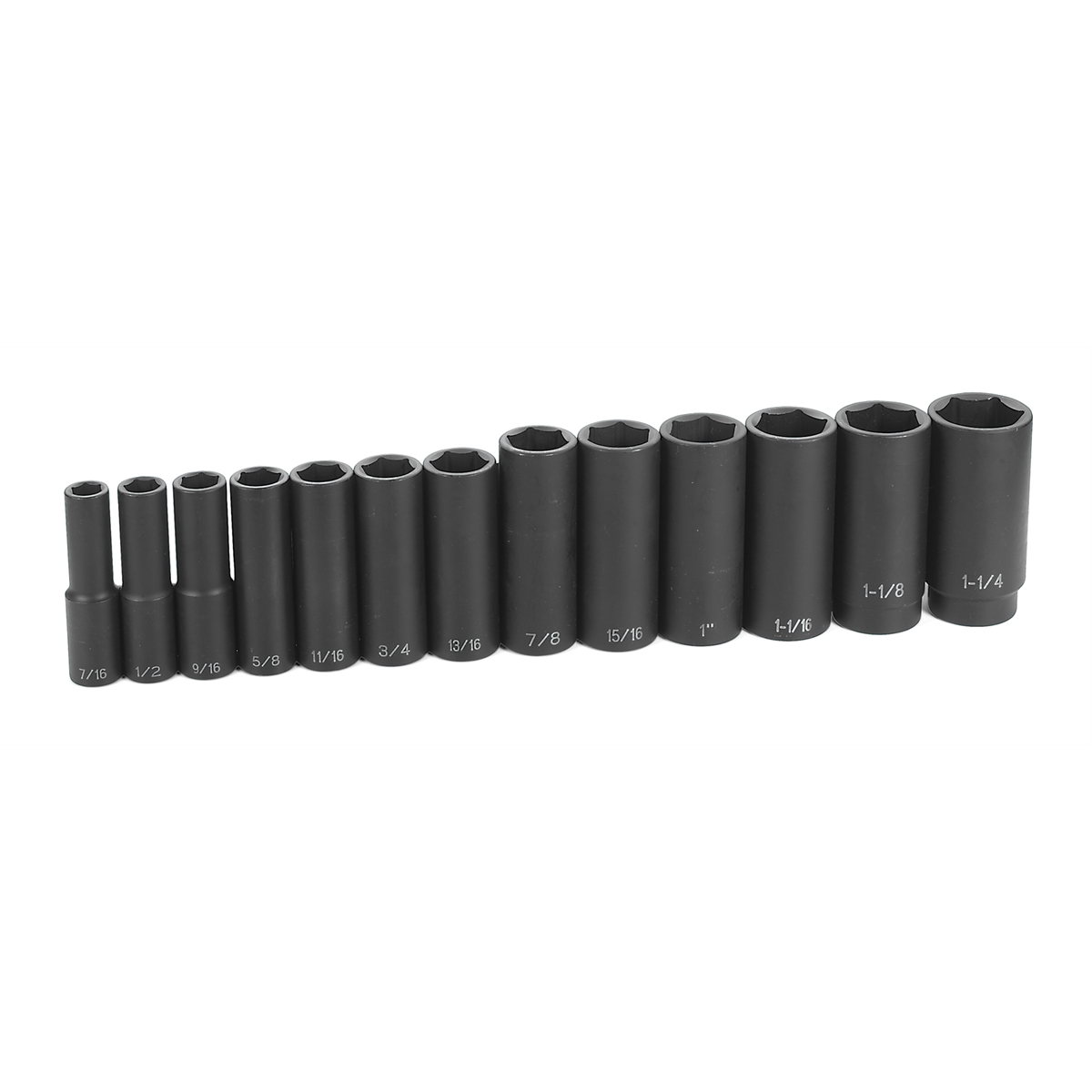 Grey Pneumatic 1/2" Drive 13 Piece Deep Set