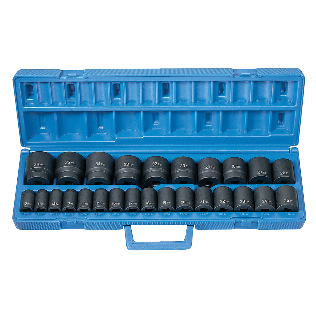 Grey Pneumatic 1/2" Drive 26 Piece Standard Length Metric Master Set