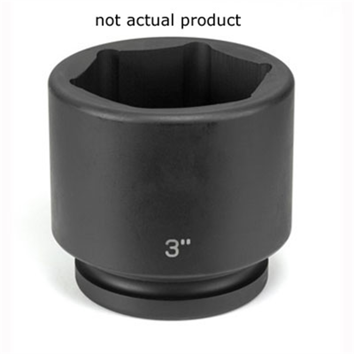 Grey Pneumatic 1" Drive x 2-3/4" Standard Socket