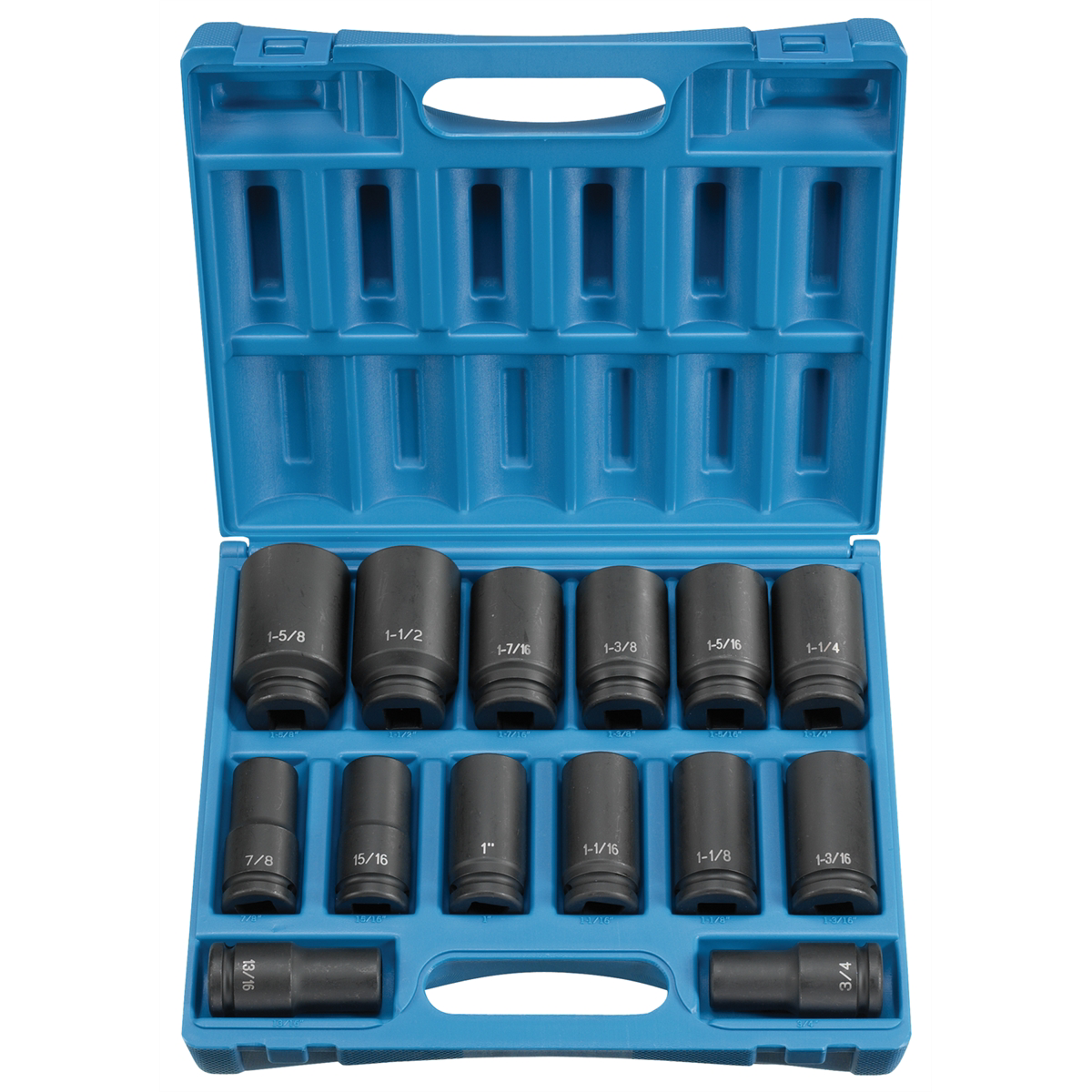 Grey Pneumatic 3/4" Drive 14 Piece Deep Set