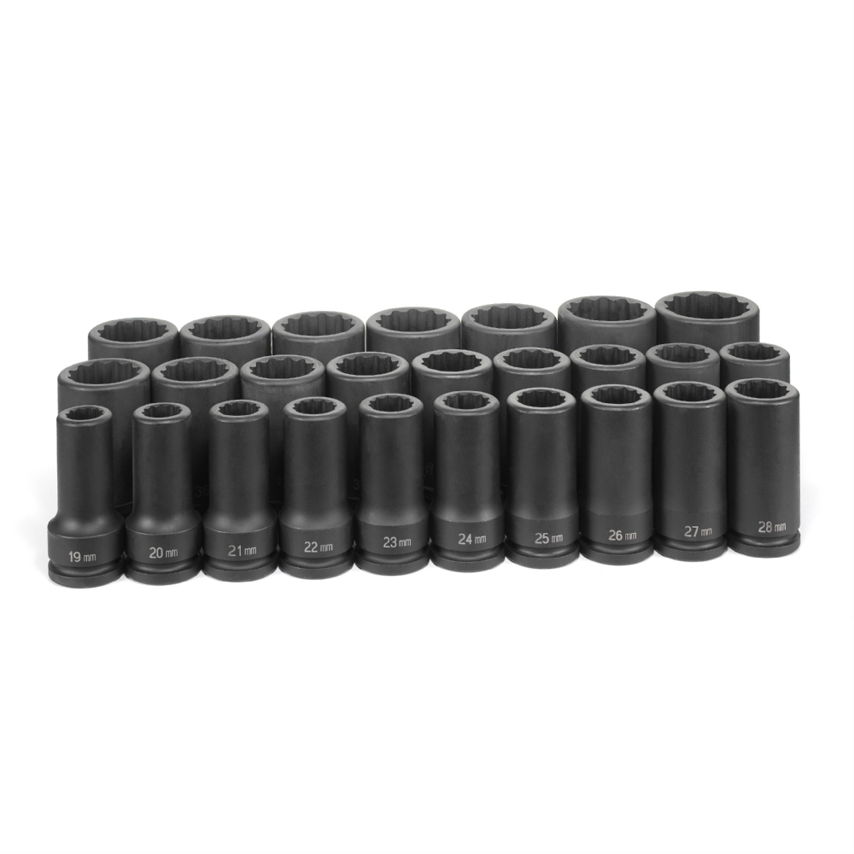 Grey Pneumatic 3/4" Dr. 26 Piece Deep Metric Master Set - 12 Point