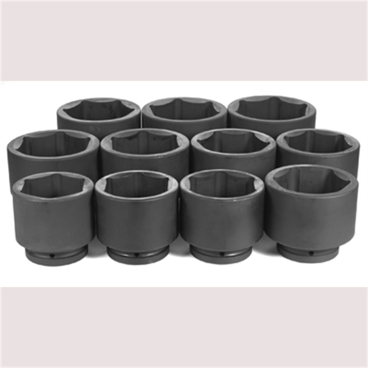 Grey Pneumatic 1" Dr. 11 Piece Fractional Set 3-1/8" - 4-1/2"