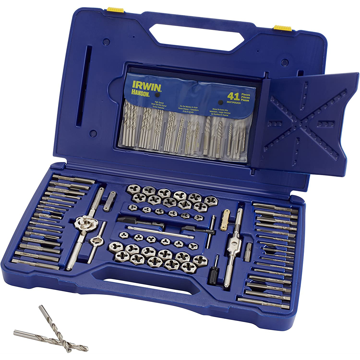 Hanson IRWIN 117 Piece Machine Screw/Fractional/Metric Tap and Hex Die Set