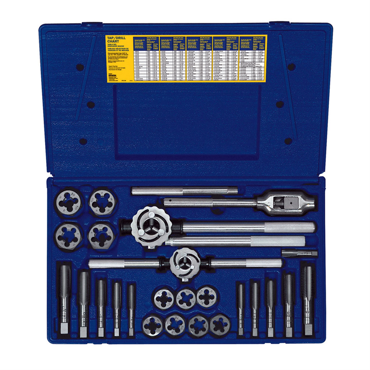 Hanson 25 PC. METRIC TAP & HEX DIE SET