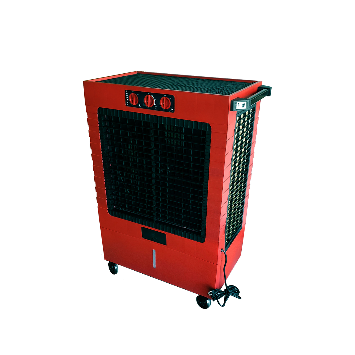 Hessaire M270R 5300 Cfm High Velocity Cooling Fan with Storage
