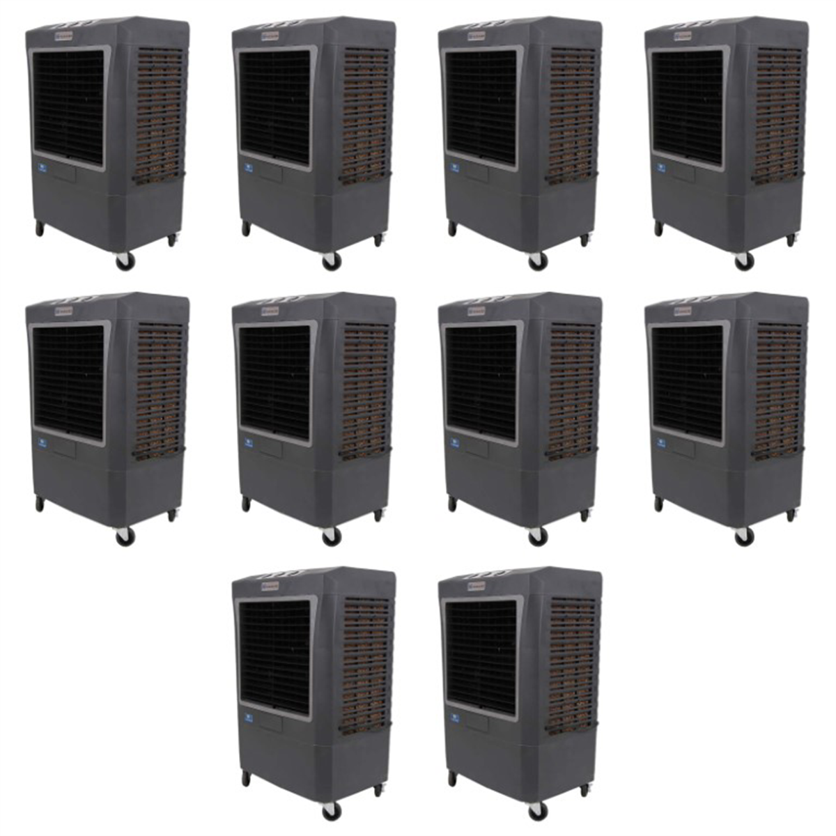 Hessaire Pallet of 10 Units of MC37V 3,100 CFM 3-Speed Portable Evaporative Cooler (Swamp Cooler) for 950 sq ft