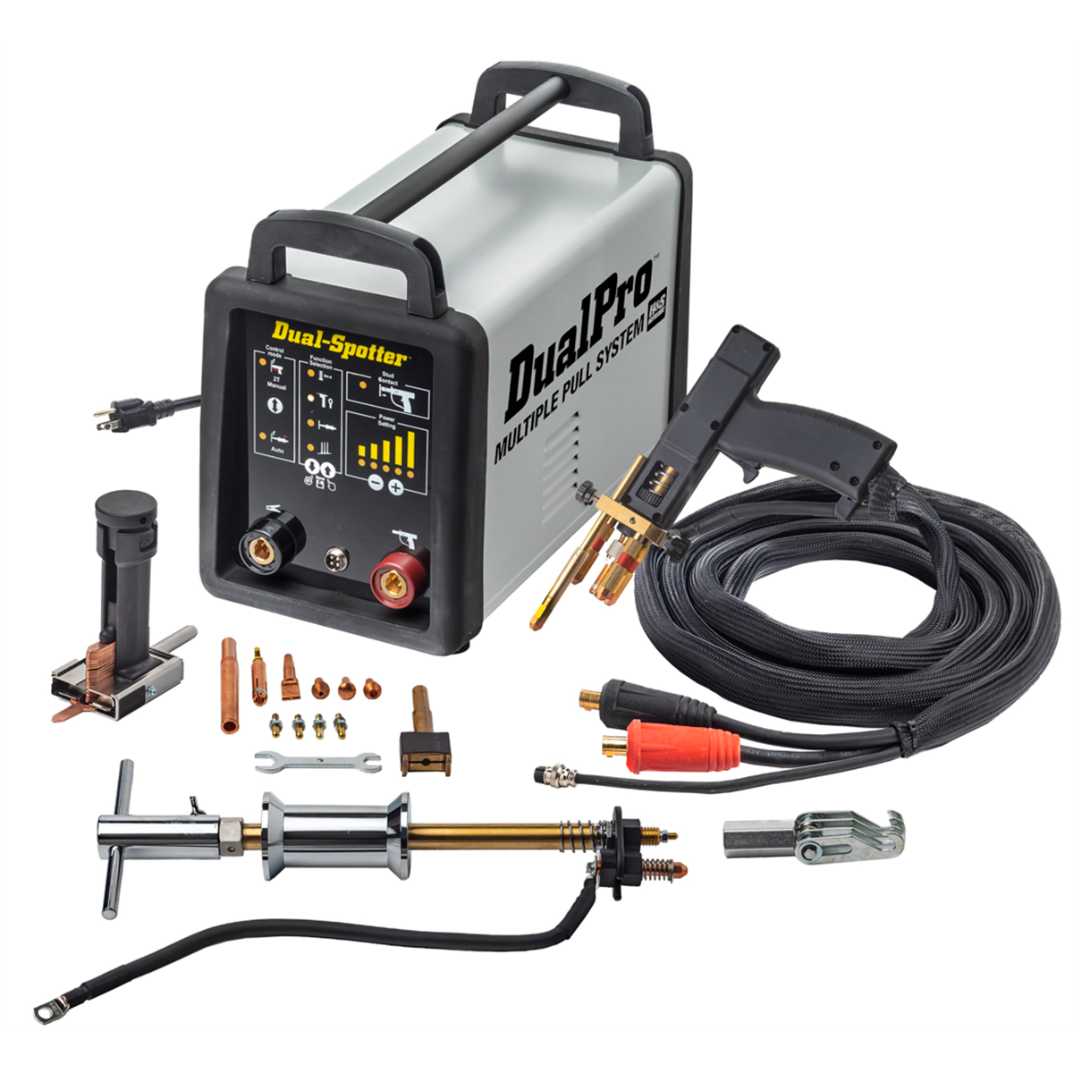 H&S AutoShot UNI-9802 Dual-Pro Spot Welder Aluminum and Steel Dent Repair with All Accessories