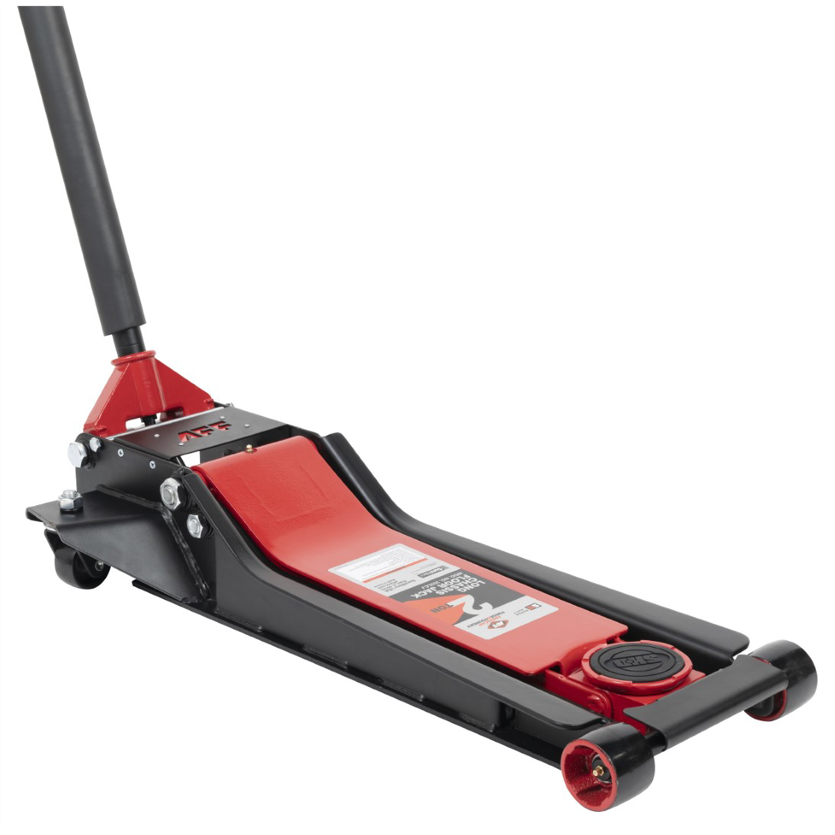 American Forge & Foundry Service Jack - 2 Ton Capacity - Lightning™ Lift - Long Chassis - Low Profile - 2 pc Handle - 2.9" Min H to 23.6" Max H - SUPER DUTY