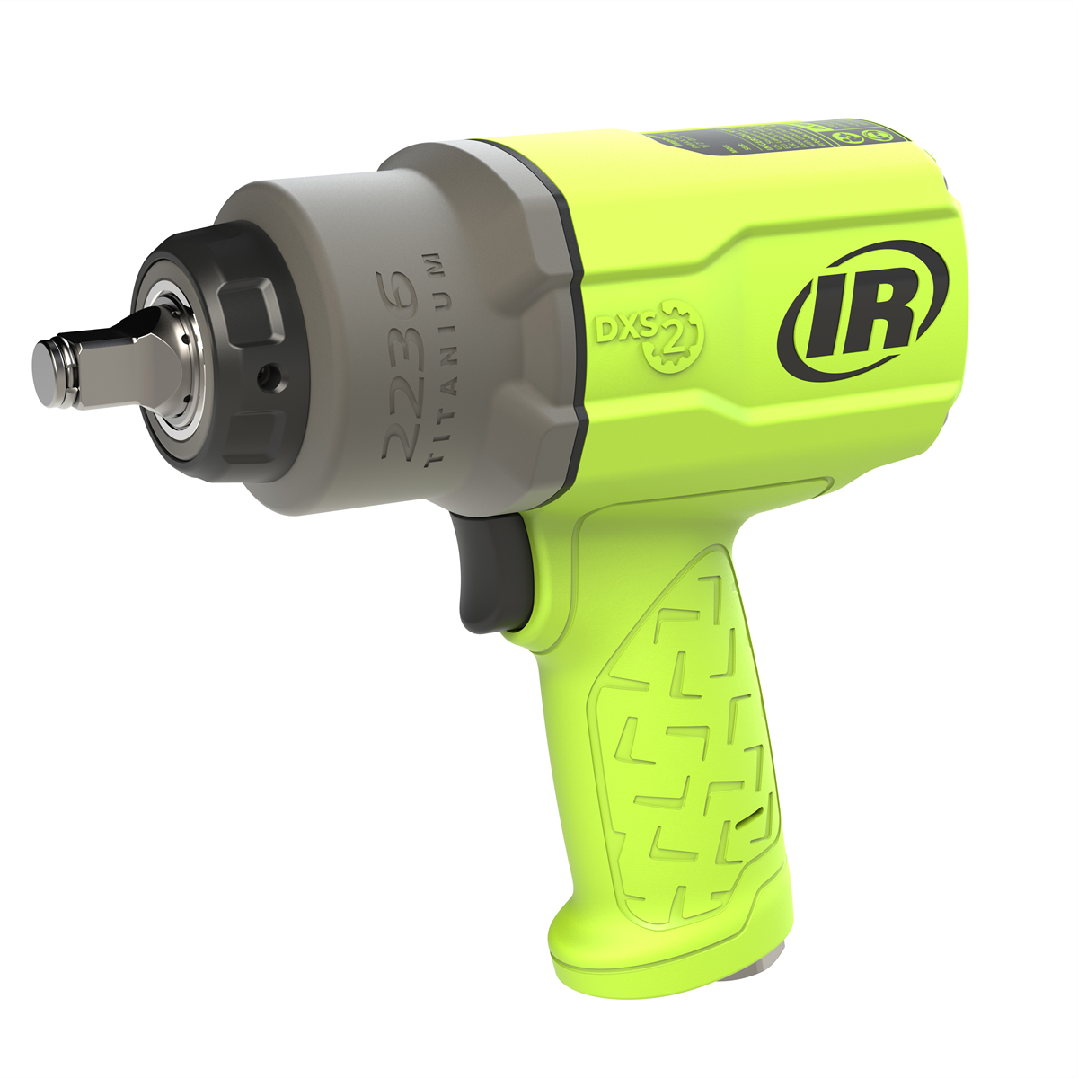 Ingersoll Rand DXS2 1/2" Air Impact Wrench, Friction Ring Retainer, Green