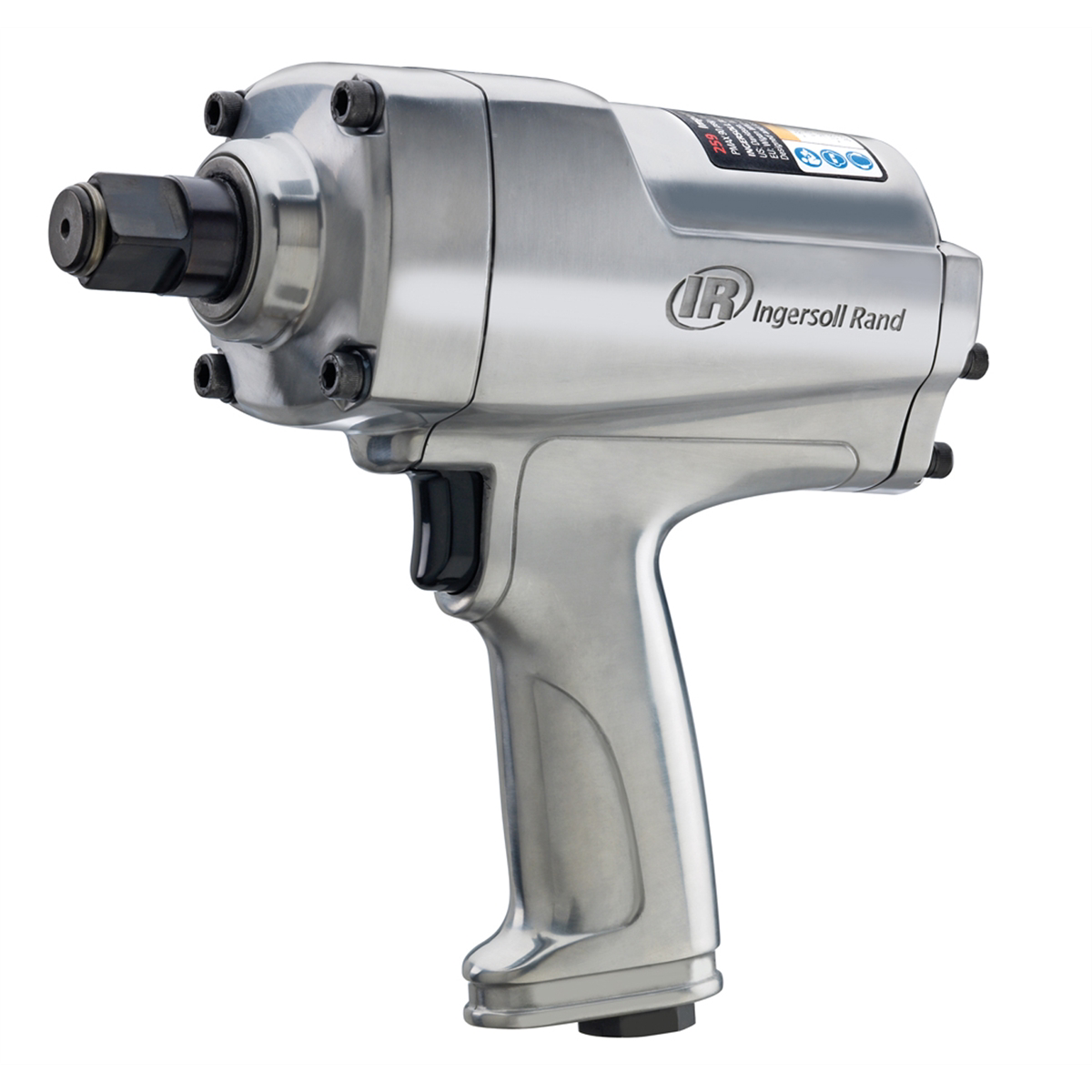 Ingersoll Rand 3/4 Inch Air Impact Wrench, 1050 ft-lb Torque, Friction Ring Retainer, Pistol Grip