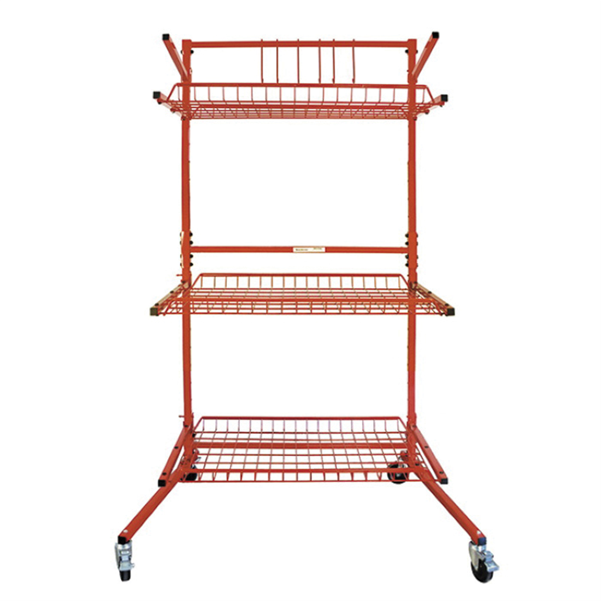 Innovative Tools & Tech SSPC-B Parts Cart B Mobile Storage Rack, 41 to 51 in L x 31 in W x 73 in H, Powder-Coat