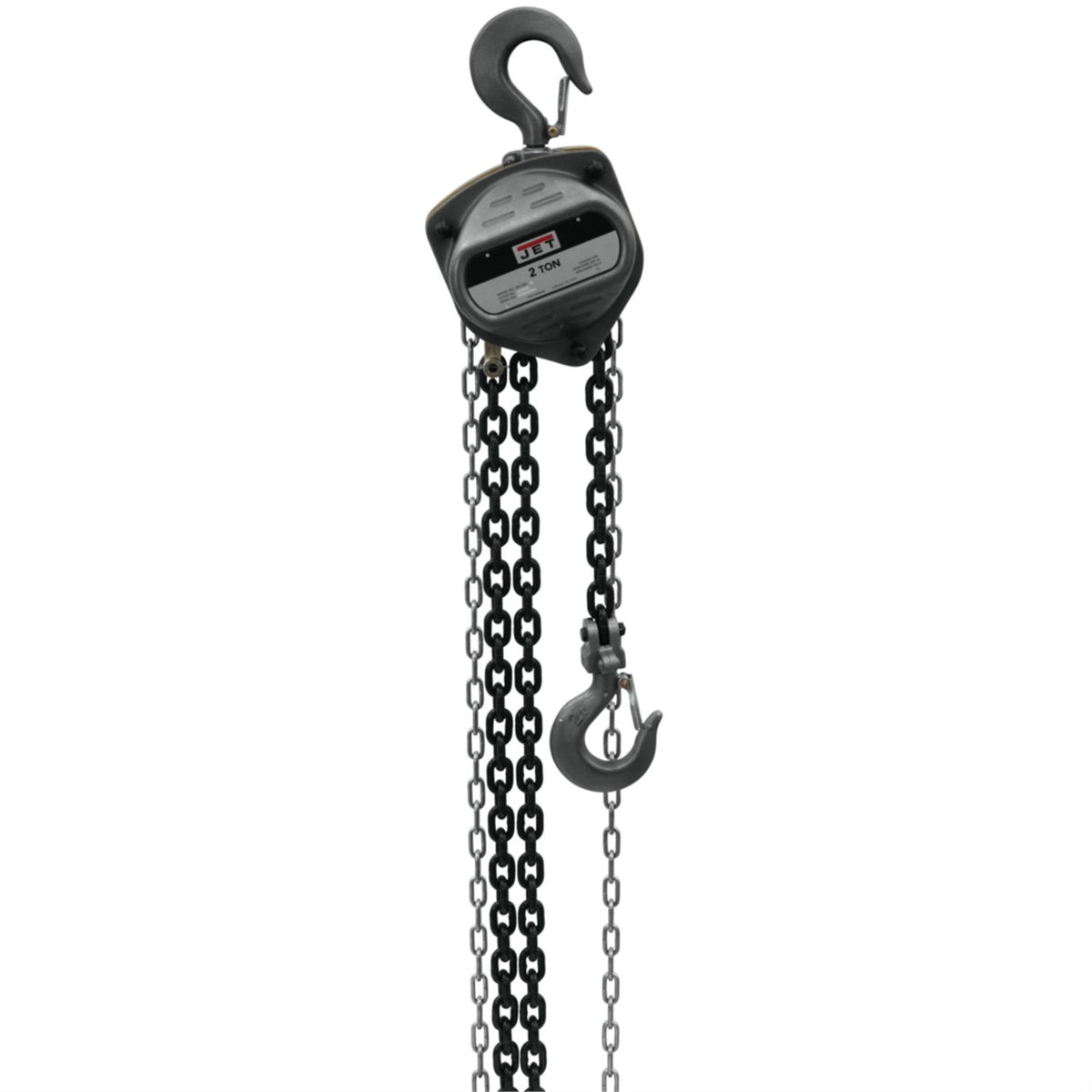 Jet Tools 1-Ton Hand Chain Hoist with 10' Lift - S90-100-10