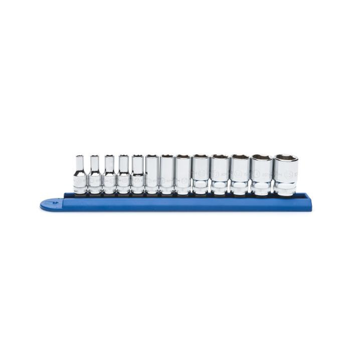 GearWrench 13 Piece 1/4 Inch Drive 6 Point Mid Length Metric Socket Set
