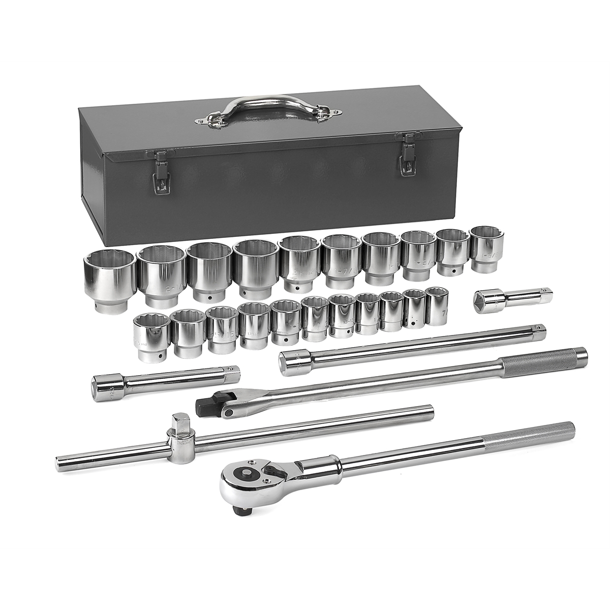 GearWrench 27 Piece 3/4 Inch Drive 12 Point Standard SAE Mechanics Tool Set