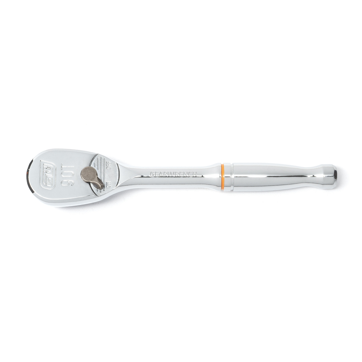 GearWrench 1/4 Inch Drive 90-Tooth Teardrop Ratchet 5 Inch