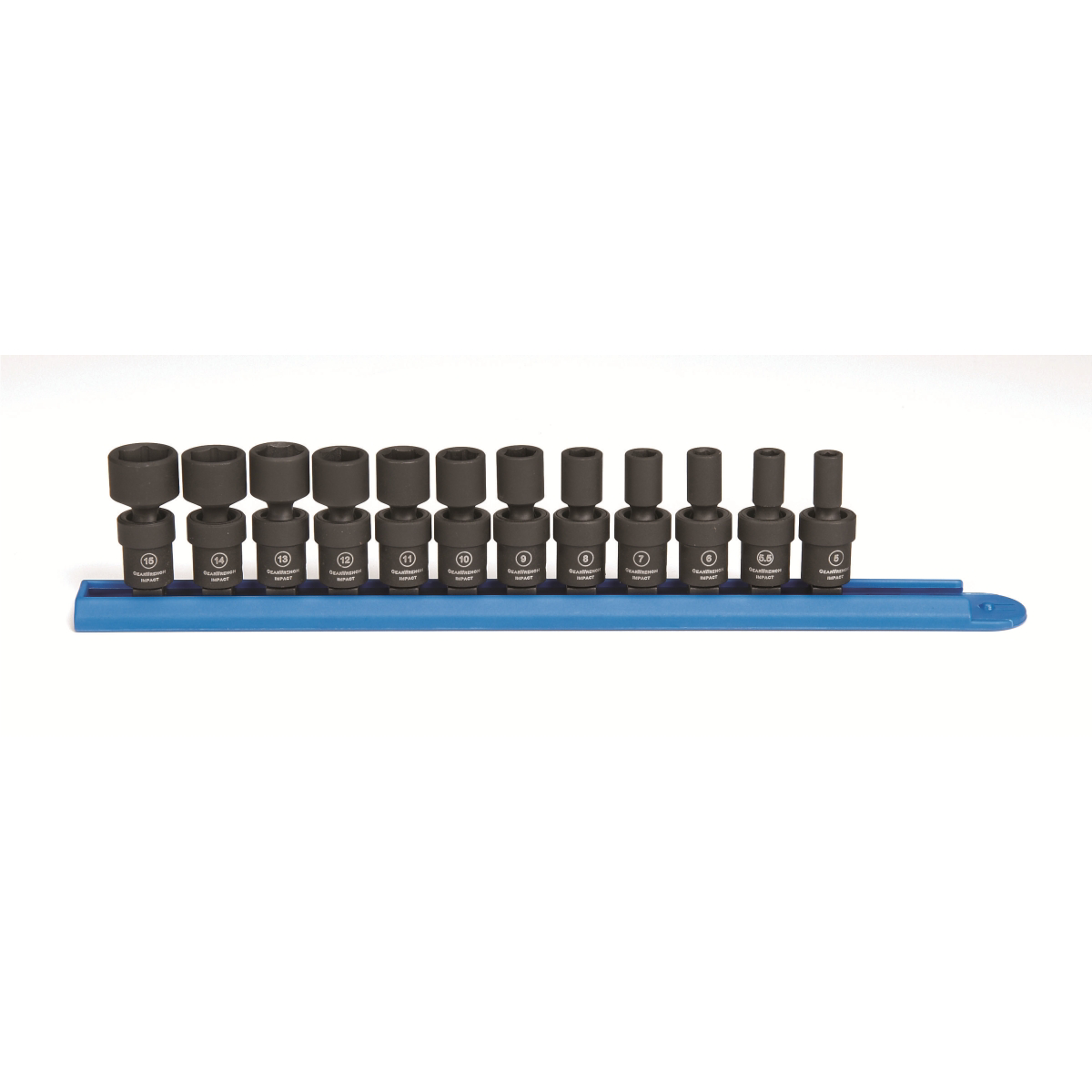 GearWrench 12 Piece 1/4 Inch Drive 6 Point Standard Universal Impact Metric Socket Set