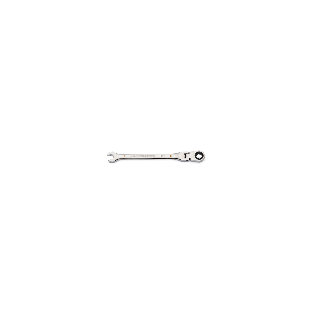GearWrench 8mm 90-Tooth 12 Point Flex Head Ratcheting Combination Wrench