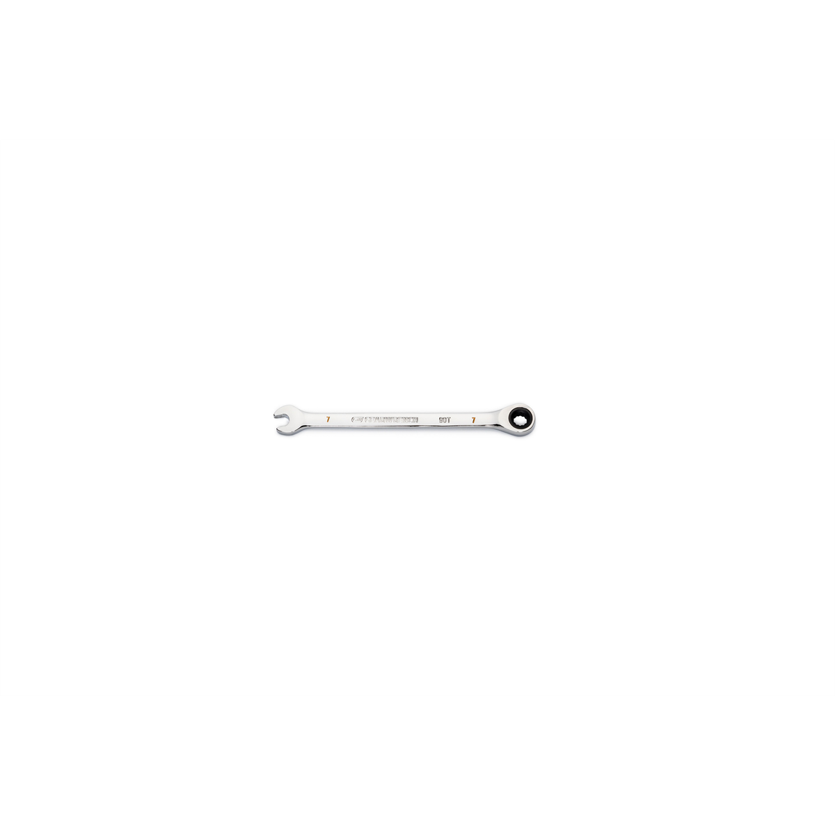 GearWrench 7mm 90-Tooth 12 Point Ratcheting Combination Wrench