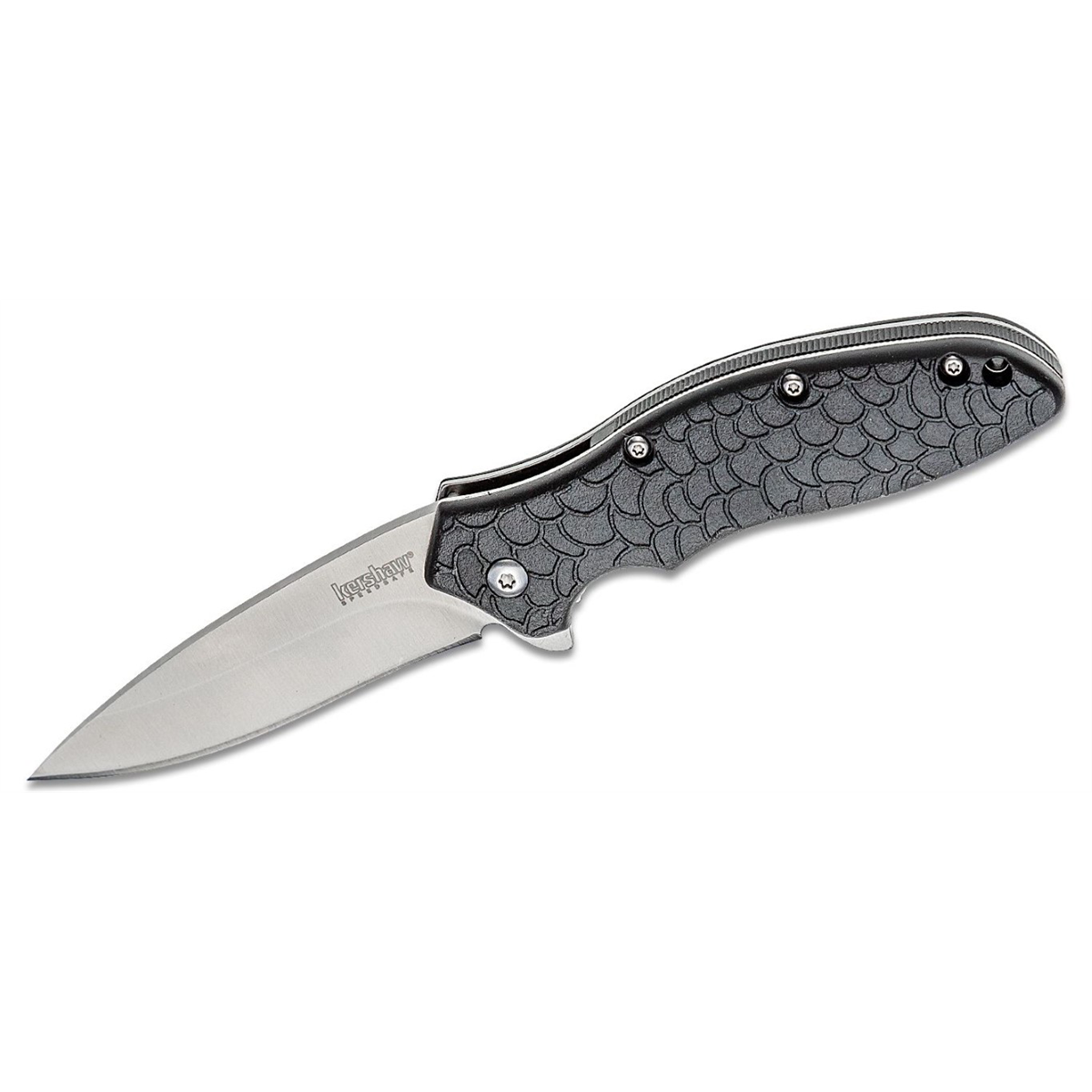 Kershaw OSo Sweet Assisted Open Liner Lock Drop Point Blade EDC Folding Pocket Knife - Black