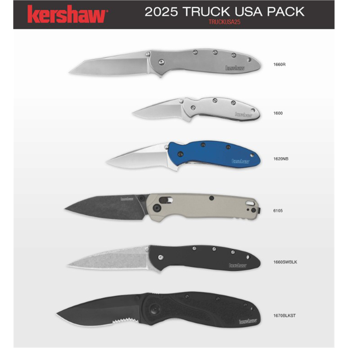 Kershaw 2025 Truck USA Pack