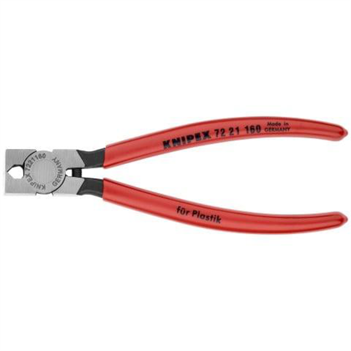 KNIPEX Diagonal Pliers for Flush Cutting Plastics 85° Angled 6 1/4 Inch