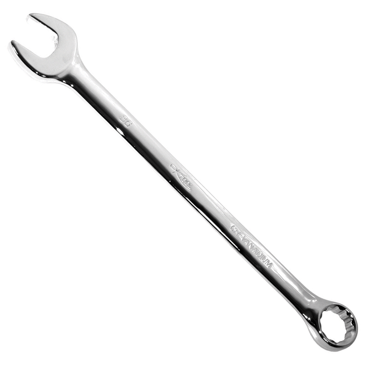 K Tool International Wrench 36mm Combination 12 Point 15 Degree Hi Polish