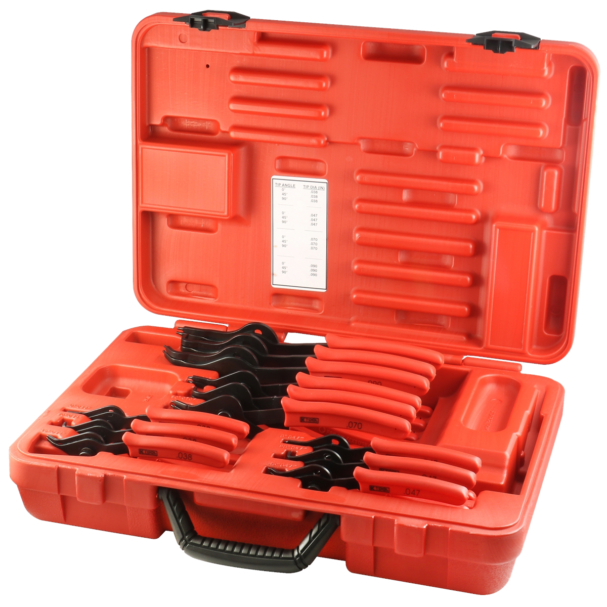 K Tool International Pliers Set Snap Ring 12 pc