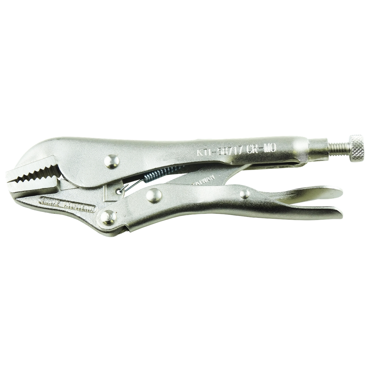 K Tool International Pliers Locking Straight-Jaw 7 in.