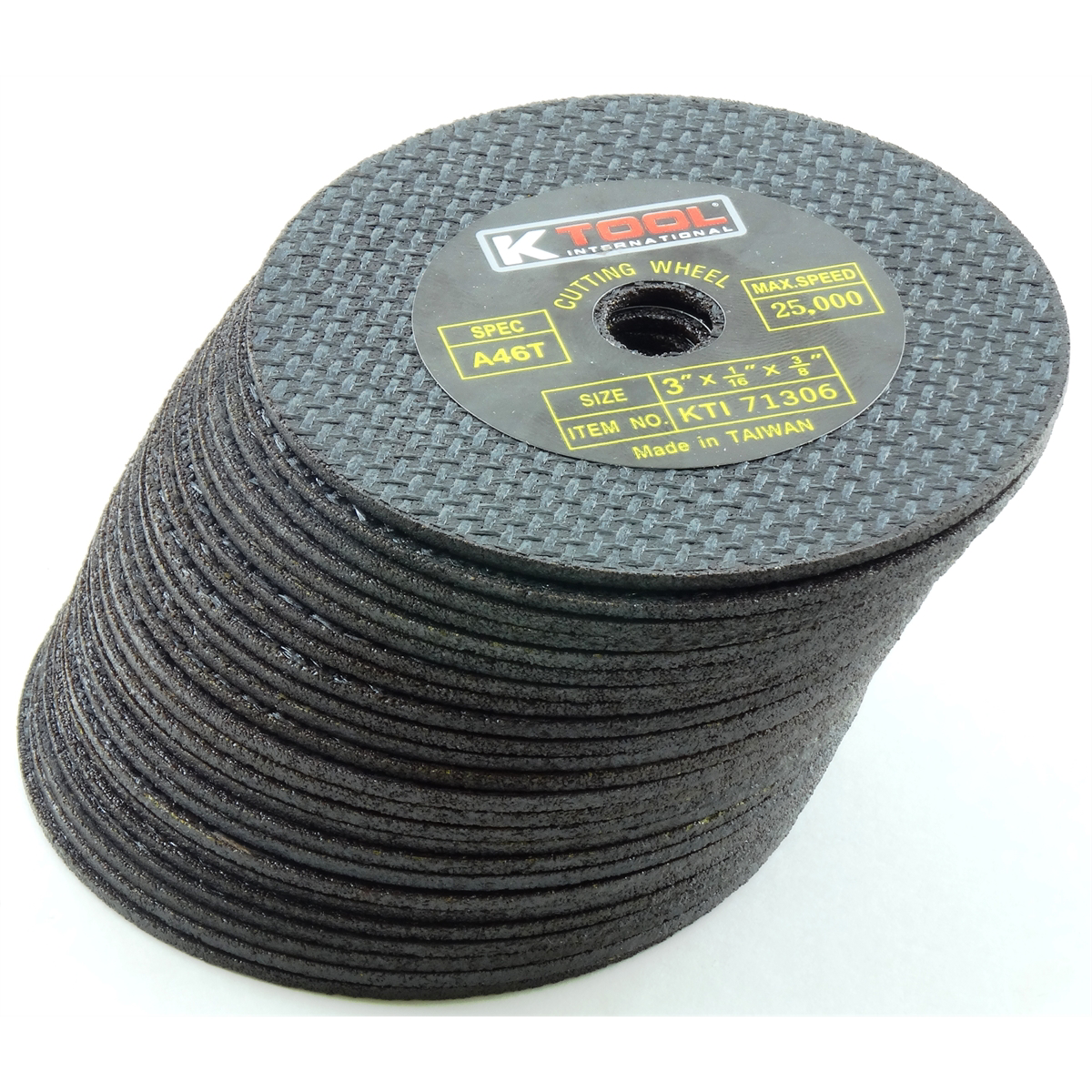K Tool International Cut-Off Wheel 3 Inch x 1/16 Inch 50/Pack