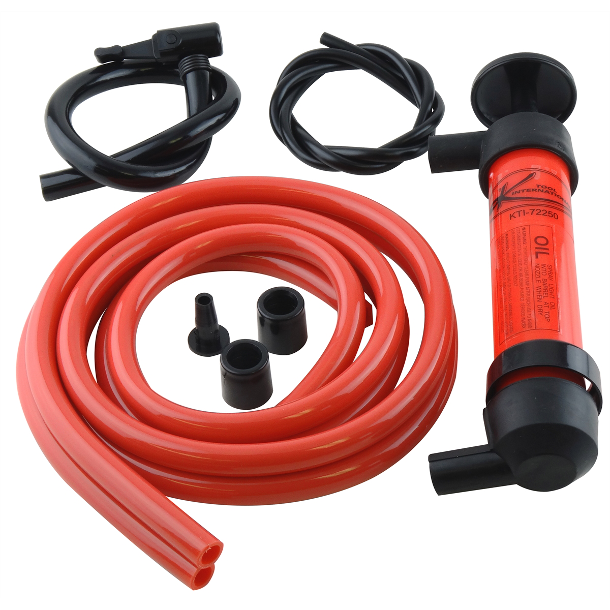 K Tool International Siphon Pump Multi-Use Liquids, Gas, and Oil