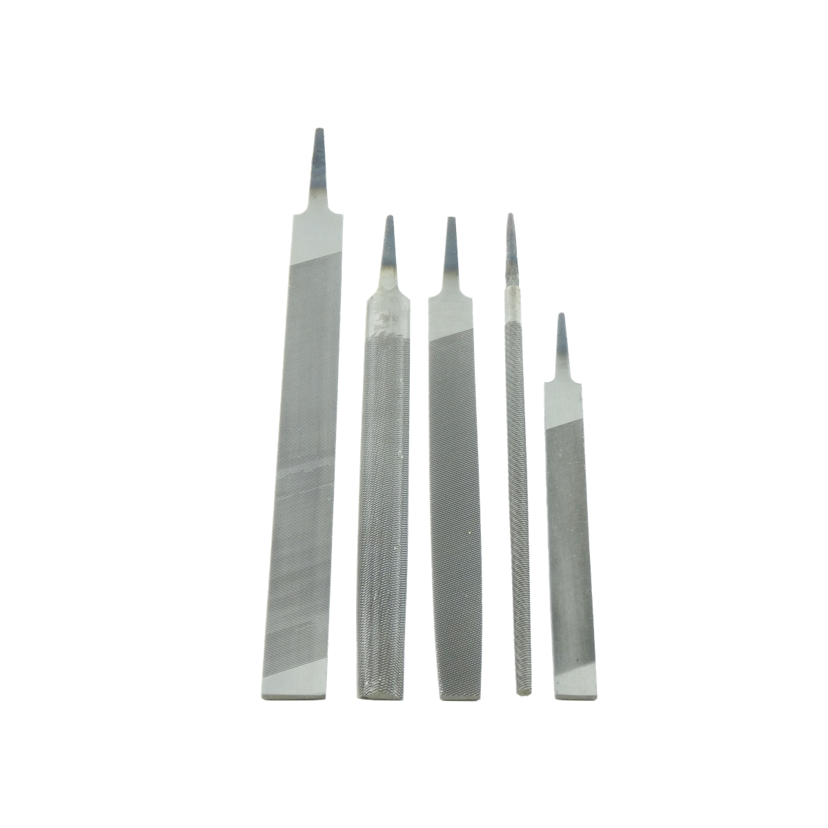 K Tool International KTI 5-Piece Assorted Mill Cut Bastard File Set