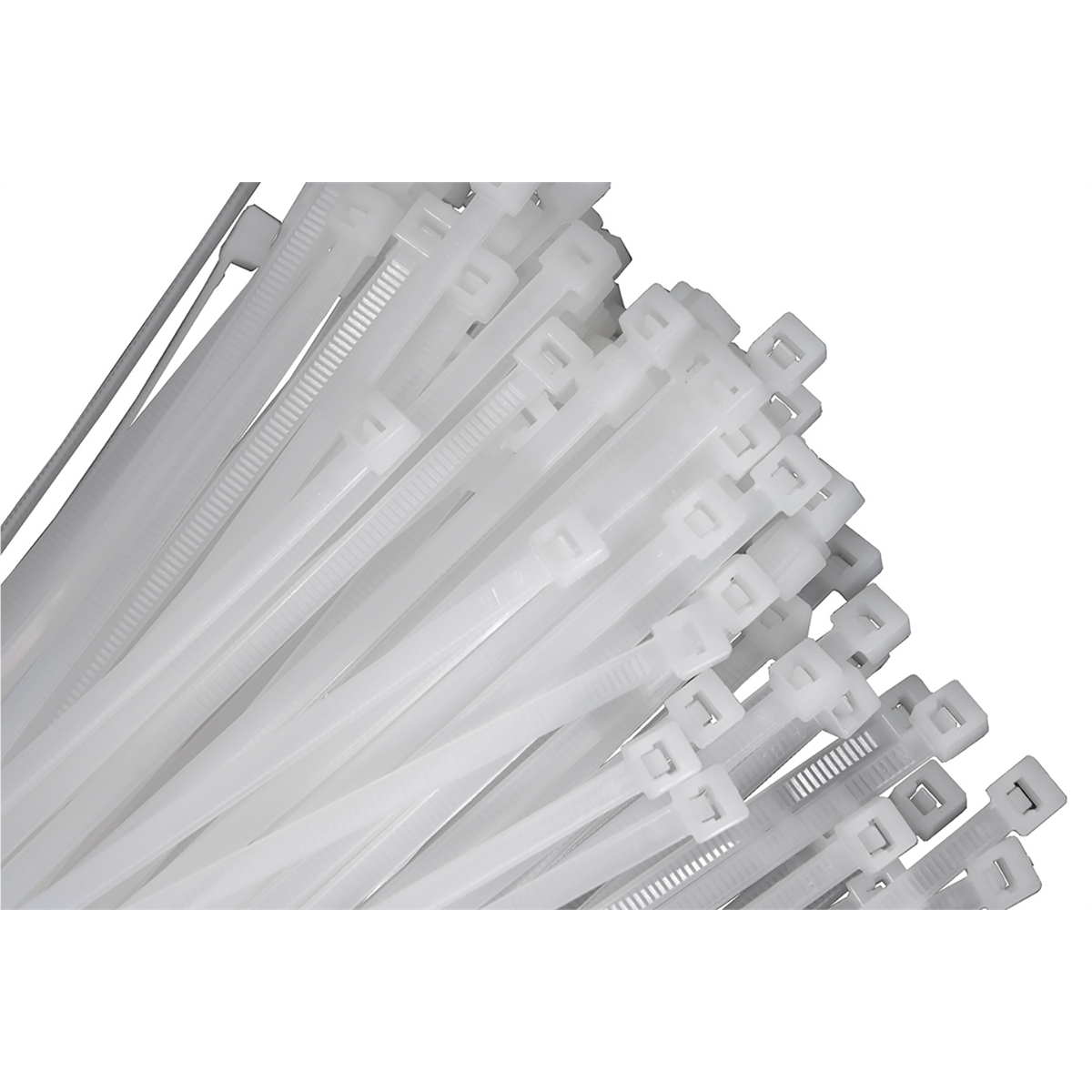 K Tool International Cable Zip Tie 14 in. Natural 100/Pack 50 lb. Tensile