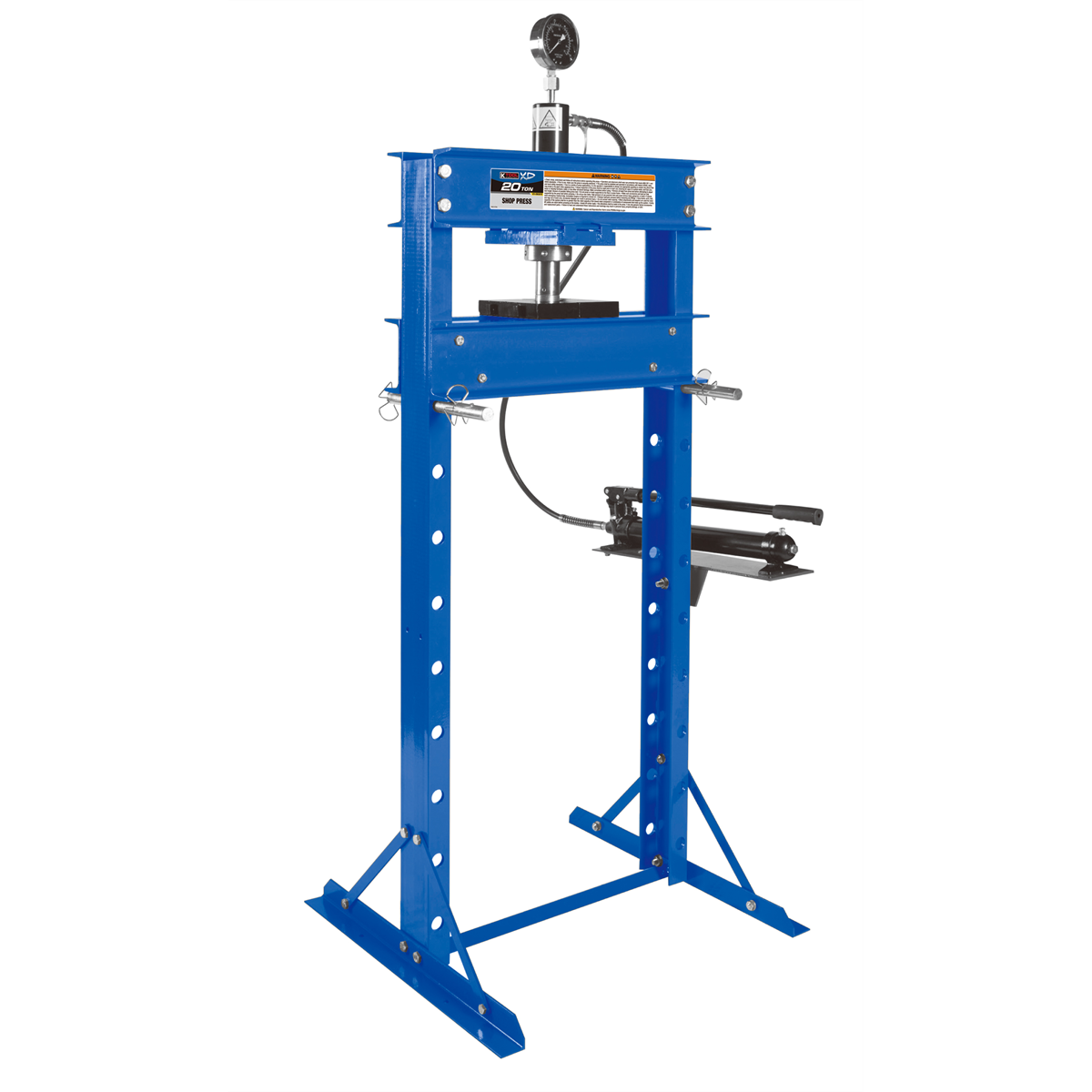 K Tool International Shop Press 20 Ton Manual Hydraulic