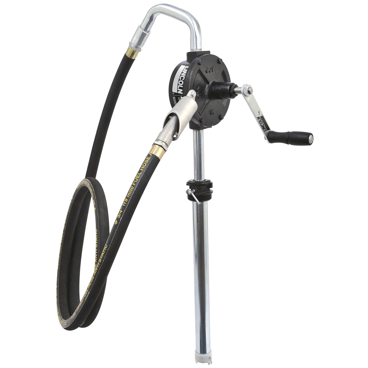 Lincoln Lubrication Premium 3-Vane Rotary Pump with Hose